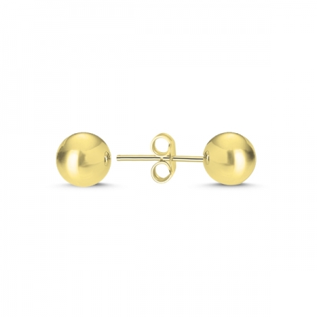 Cercei bilute din argint 925 placat cu aur galben ETU0020 [0]